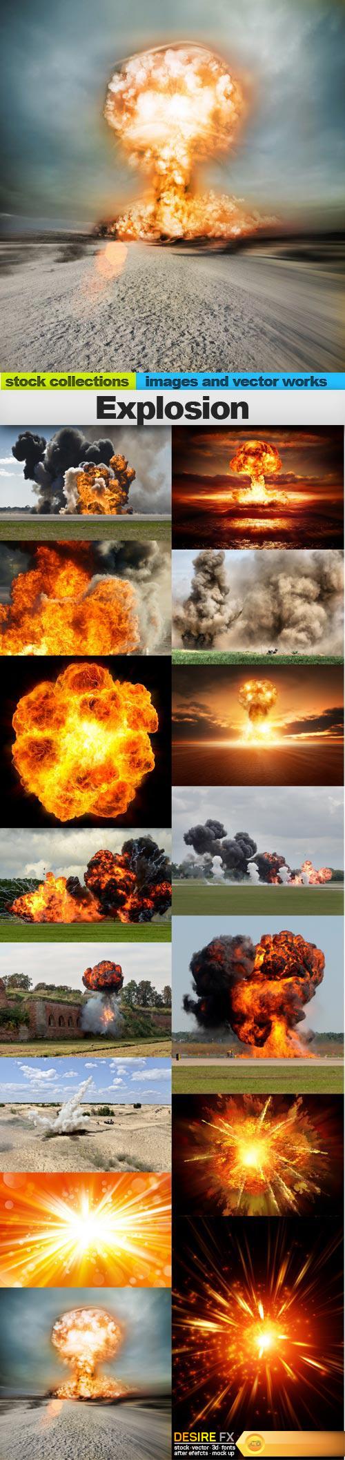 Explosion, 15 x UHQ JPEG