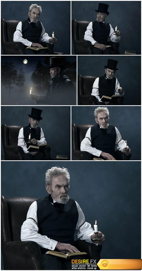 Dickens Scrooge Man - 7xUHQ JPEG