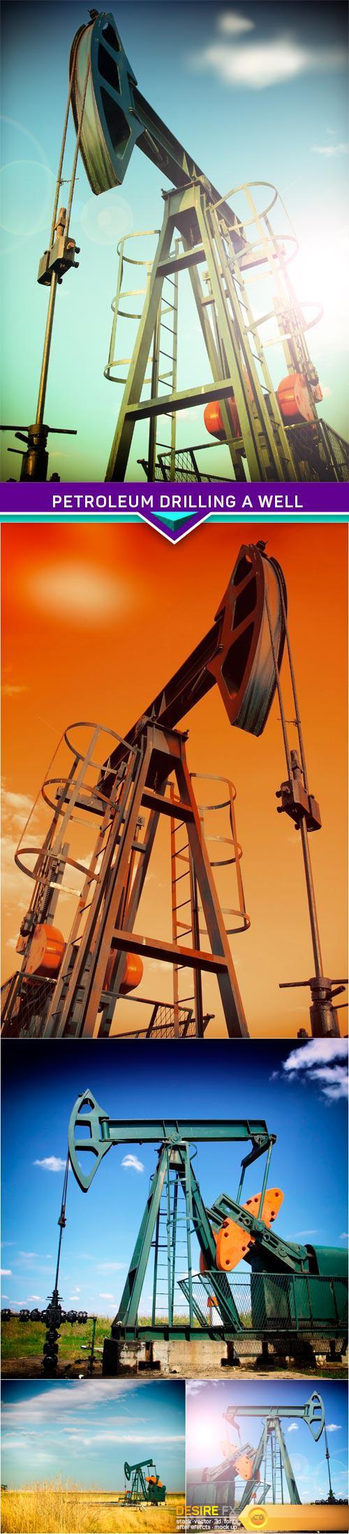 Petroleum drilling a well 5X JPEG