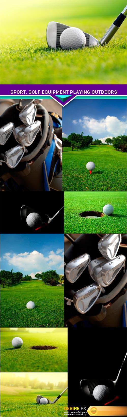 Sport, golf equipment playing outdoors 10X JPEG