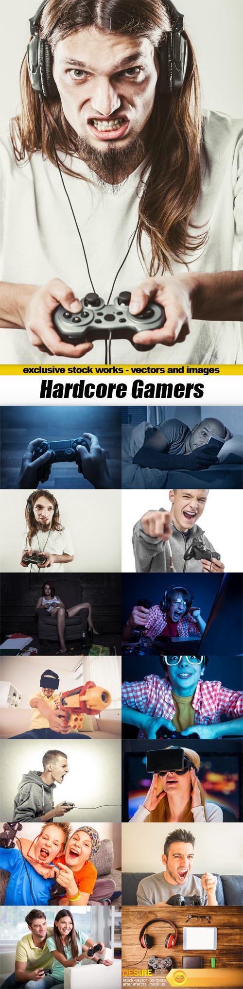 Hardcore Gamers - 15x JPEGs