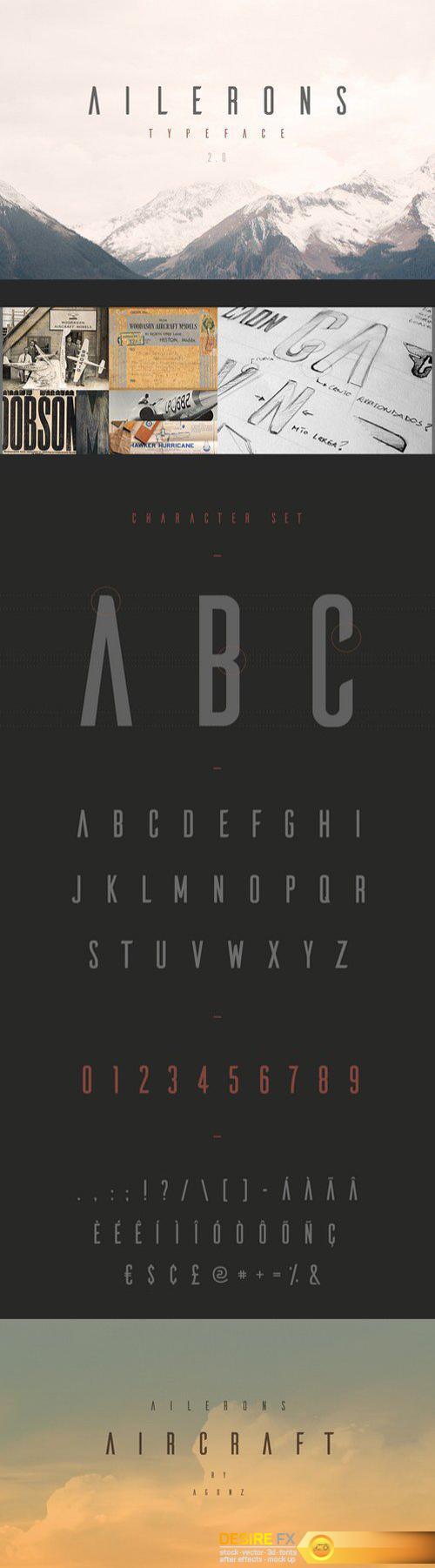 Ailerons Typeface V 2.0