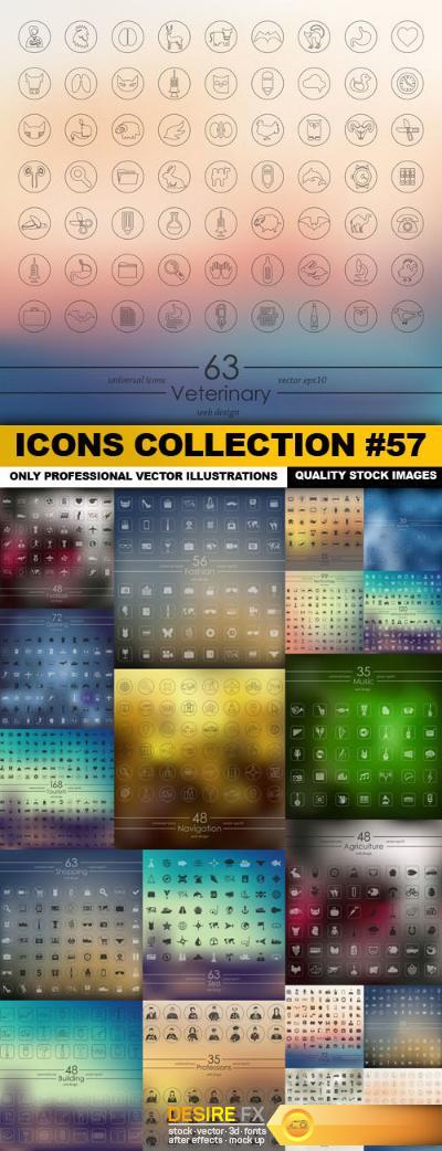 Icons Collection #57 - 19 Vector