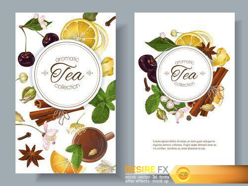 Banners Design for juice, tea, ice cream, jam With place for text 22X EPS