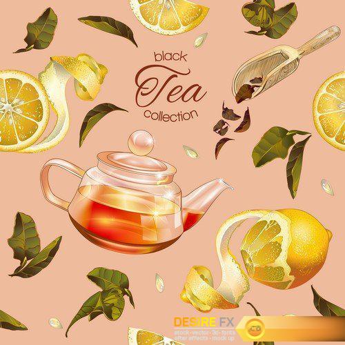 Banners Design for juice, tea, ice cream, jam With place for text 22X EPS