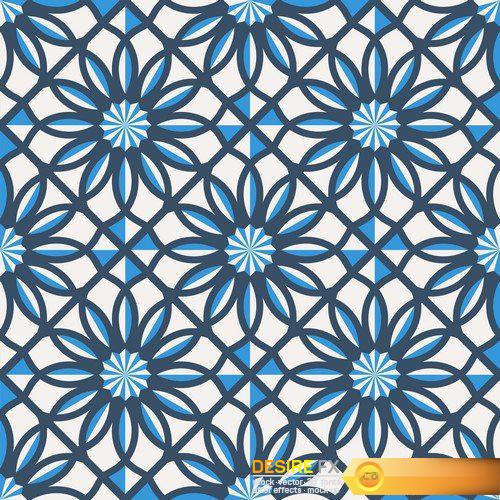 Seamless texture with arabic geometric ornament and mosaic  10X EPS