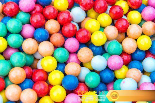 Multi Colored candies for use as background 14X JPEG