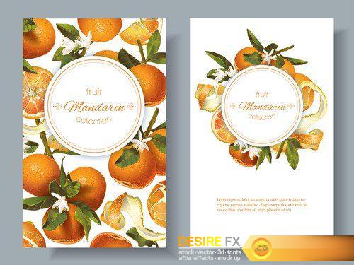 Banners Design for juice, tea, ice cream, jam With place for text 22X EPS