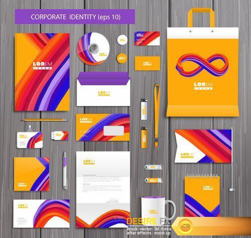 Artistic corporate identity 3 - 30 EPS