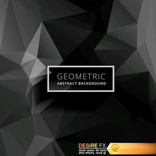 Abstract polygonal background with space for your text - 31 EPS