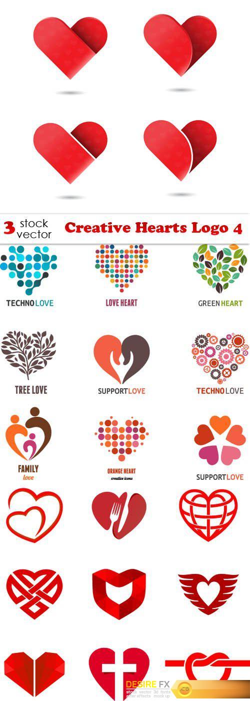 Vectors - Creative Hearts Logo 4