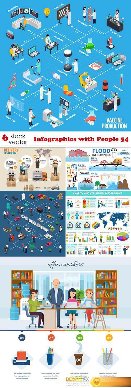 Vectors - Infographics with People 54
