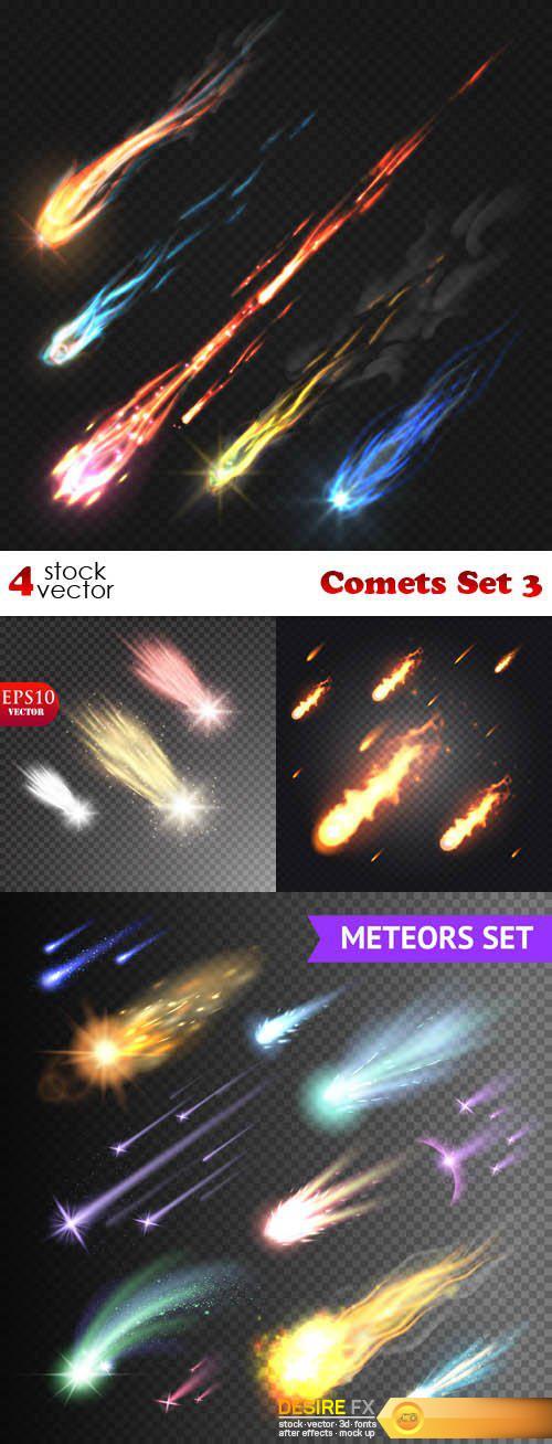 Vectors - Comets Set 3