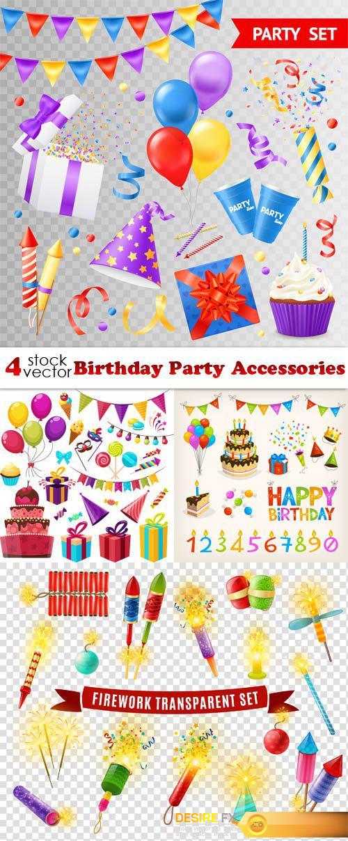 Vectors - Birthday Party Accessories