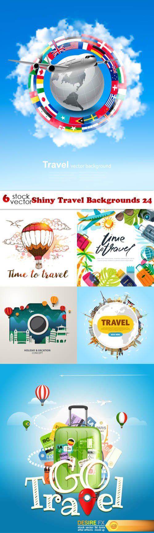 Vectors - Shiny Travel Backgrounds 24