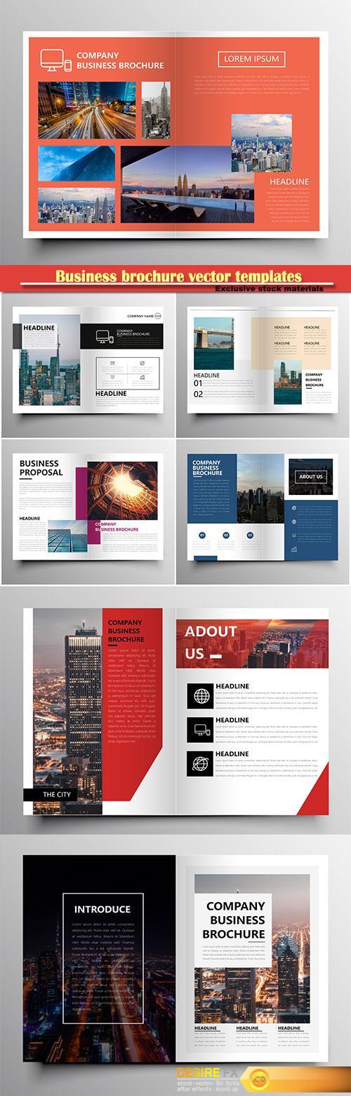 Business brochure vector templates, magazine cover, business mockup, education, presentation, report # 62