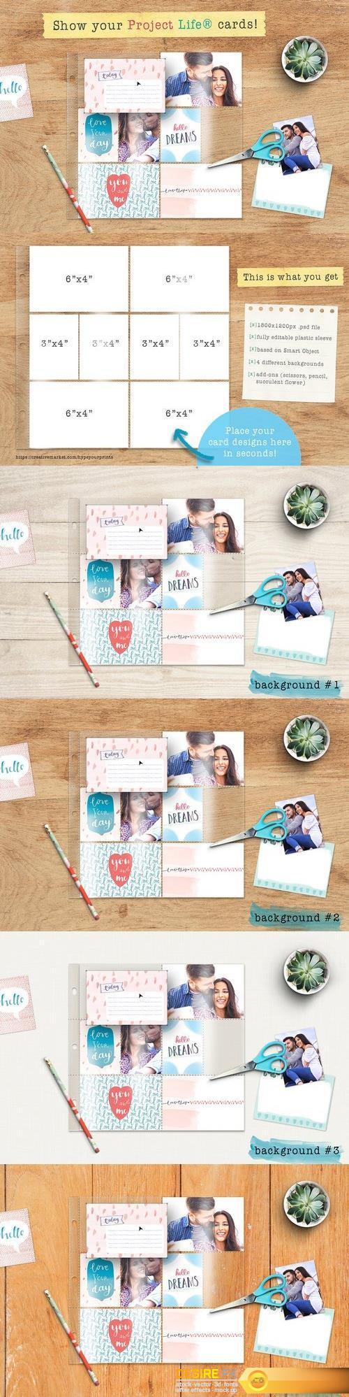 CM - Mockup for Project Life Cards 1312990