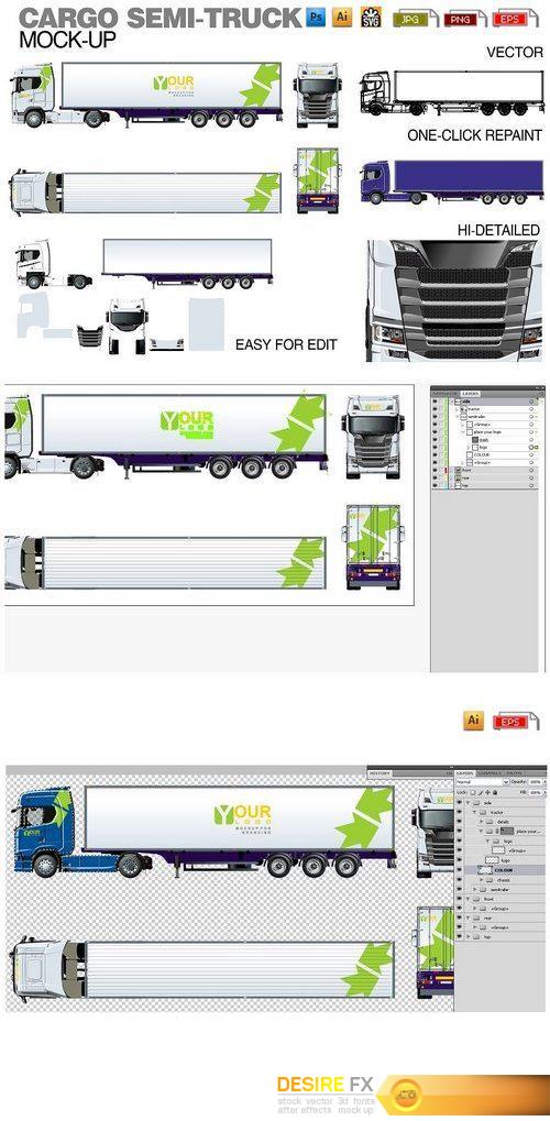 CM - Vector truck mock-up 1540266