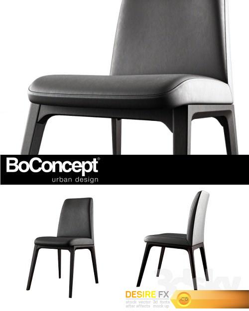 BoConcept Chair Lausanne 3d Model