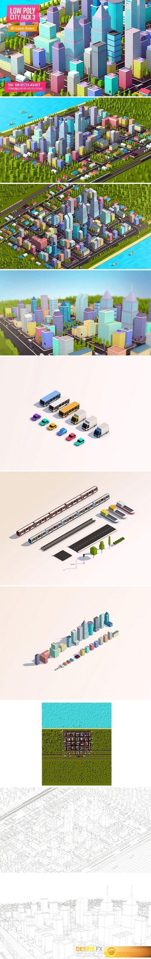 CM - Low Poly City Pack 3 1452374