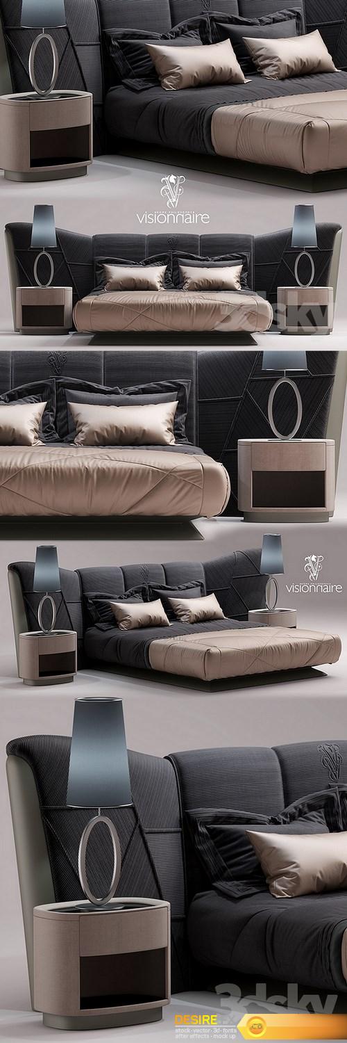 BED VISIONNAIRE PLAZA BED
