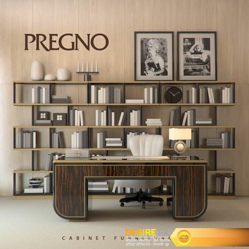 Pregno cabinet set