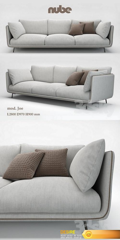 Sofa Nube Joe 3d Model