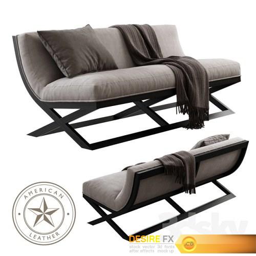 American Leather Tori (Sofa) 3d Model
