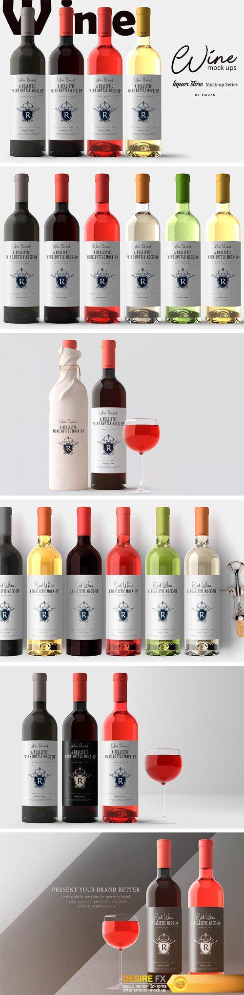 CM - Wine Mockup Kit 2419721
