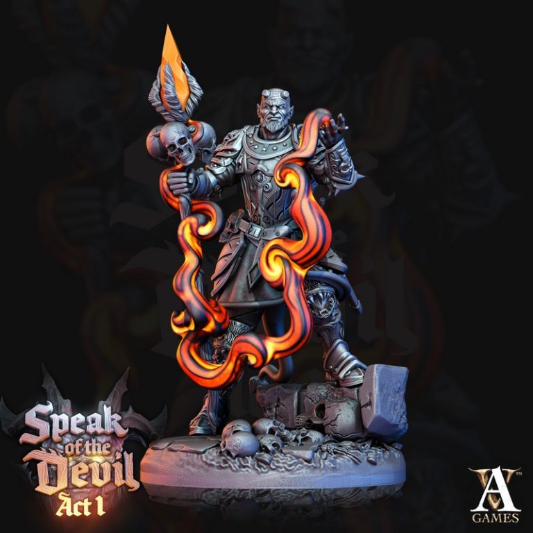 Desire Fx D Models Archvillain Games Hellfire Inquisitor Pose