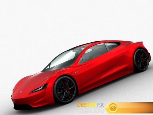 Desire Fx Tesla Roadster 2020 3d Model