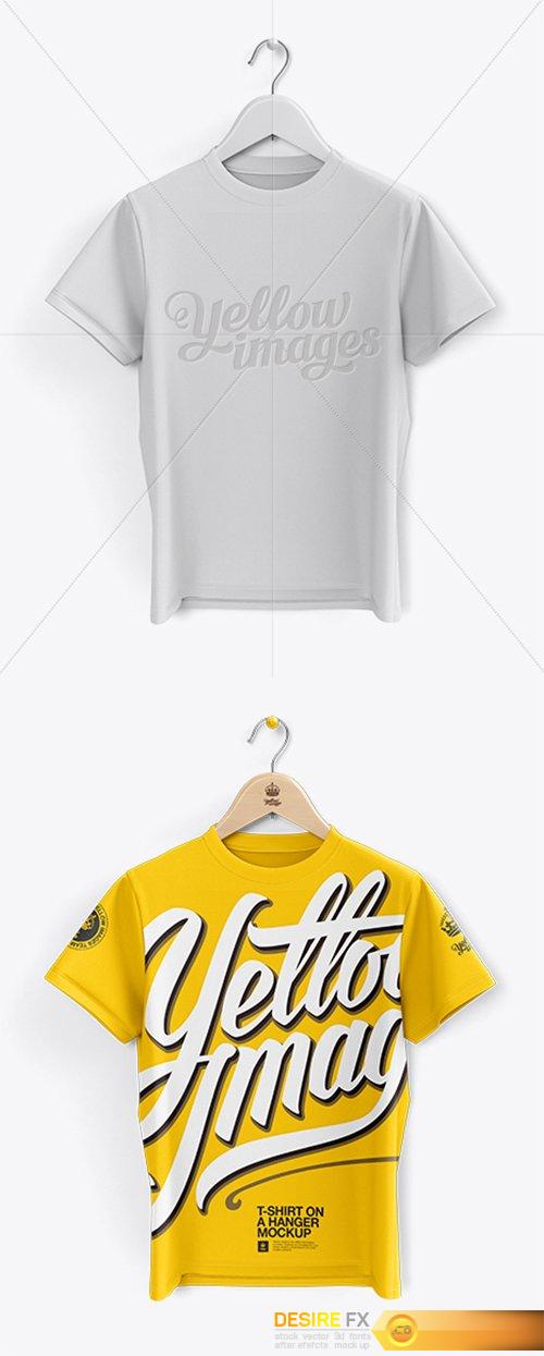 Download Desire Fx 3d Models T Shirt On Hanger Mockup 11576