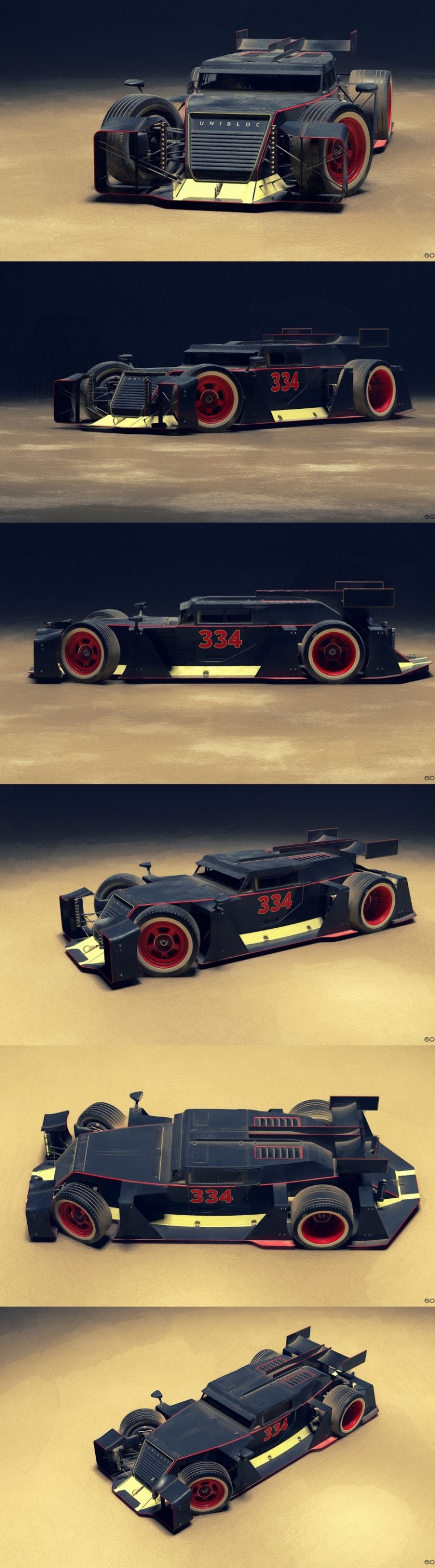 Desire FX 3d models | Unibloc Rat Racer Concept Vehicle – 3D Model