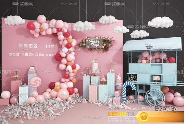 Desire FX 3d models | Decor for Wedding – birthday 05