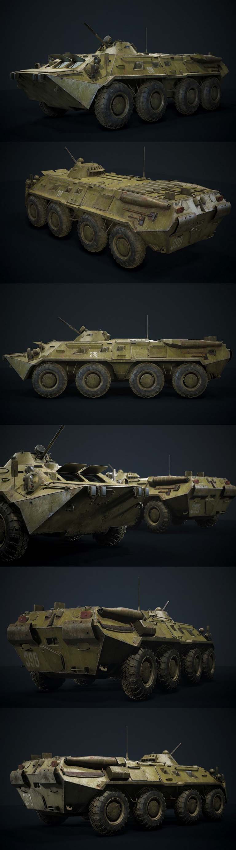 Desire FX 3d models | BTR – 80