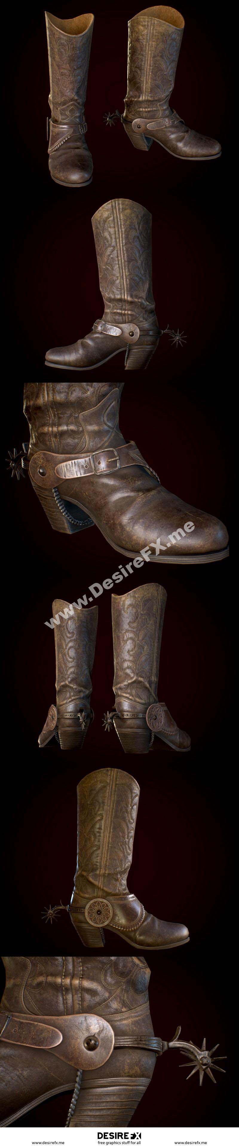 Desire FX 3d models | Cowboy boots