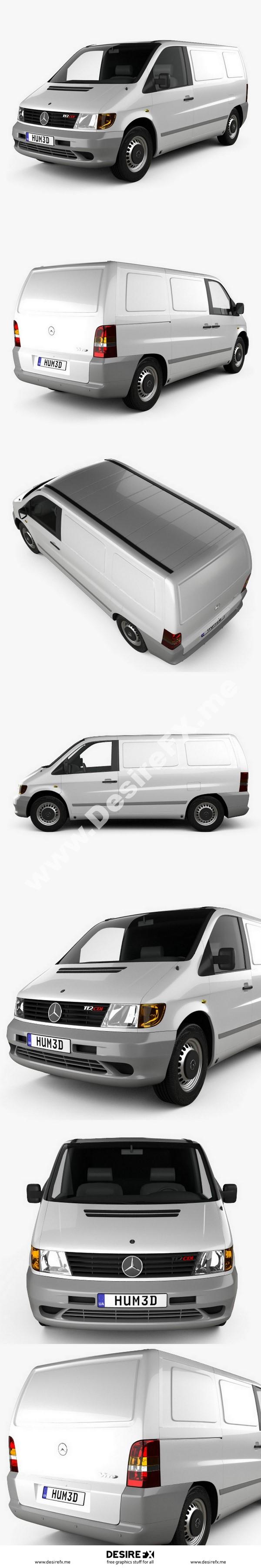 Mercedes-Benz Vito (W638) Passenger Van 2003 3D model