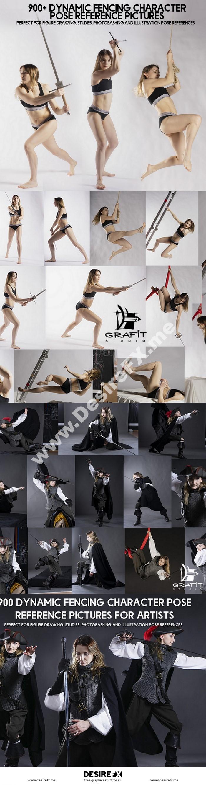 900+ Dynamic Fencing Character Pose Reference pictures