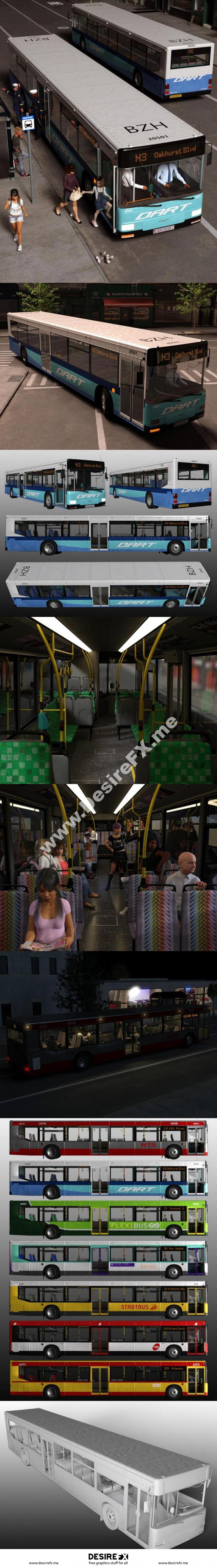 Desire FX 3d models | City Bus