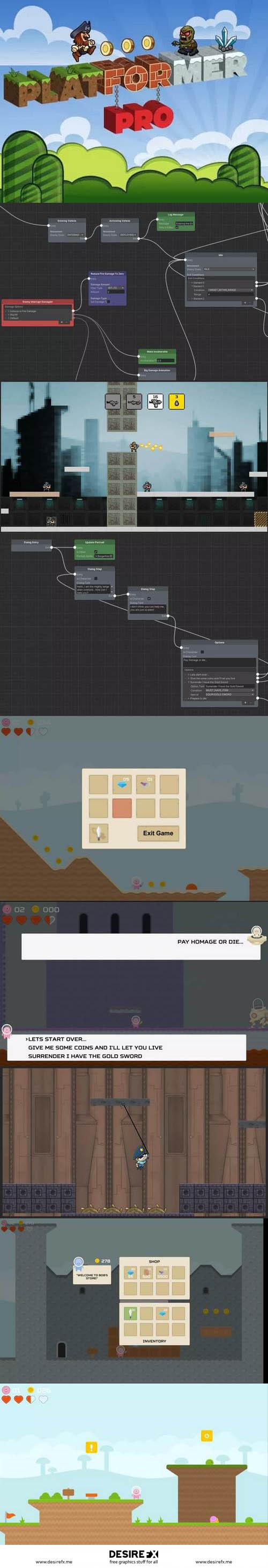 Desire FX 3d models | Asset Store – Platformer PRO