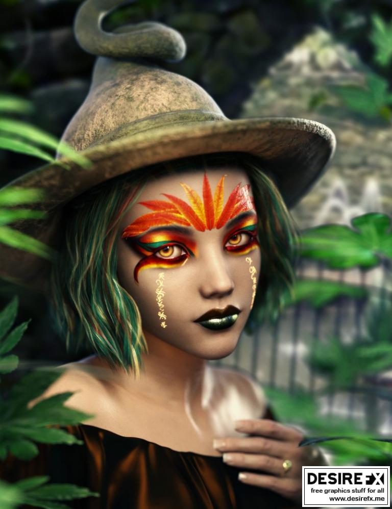 Desire FX 3d models | Arcane Enchantress Geoshell Makeups for Genesis 3 ...