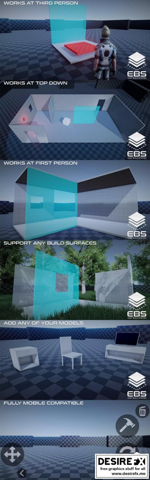 Desire FX 3d models | Asset Store – Easy Build System