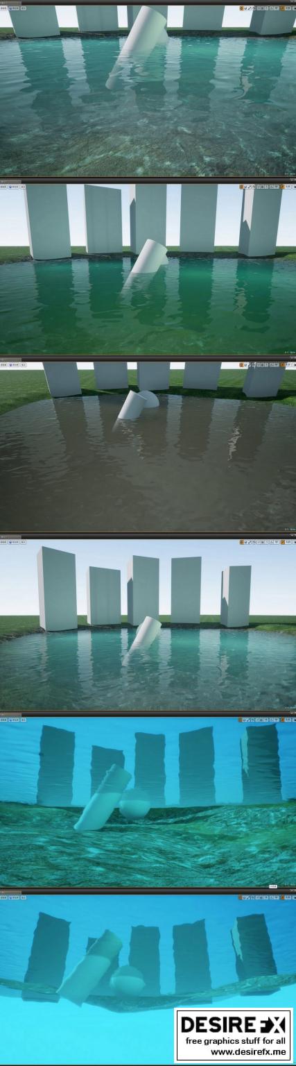 Desire FX 3d models | Unreal Engine – Real dynamic water – Create lake ...