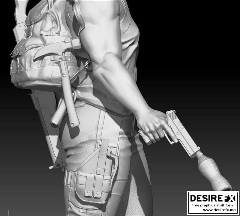 Desire FX 3d models  Ellie – The Last of Us 2 – 3D Print Model STL