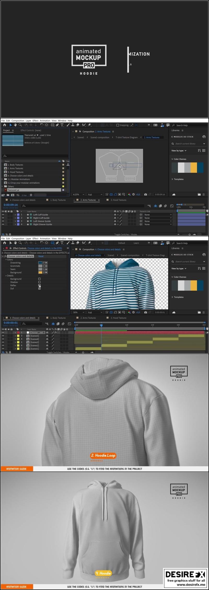 Download Desire Fx 3d Models Videohive Hoodie Mockup Template Animated Mockup Pro 31573152