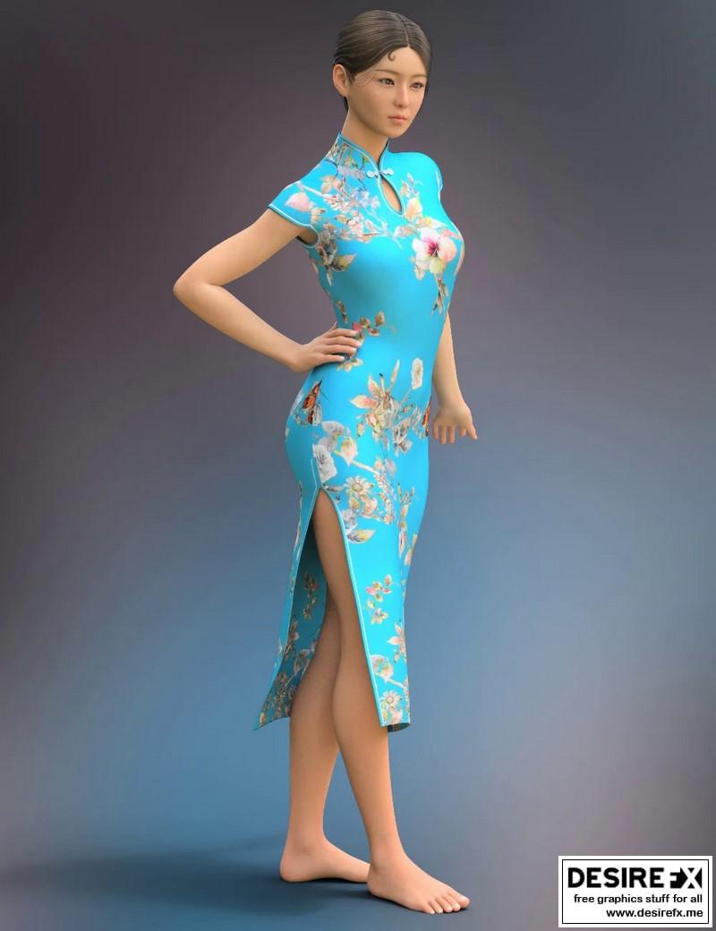 Desire FX 3d models | Xiao Bei for Genesis 8 Female