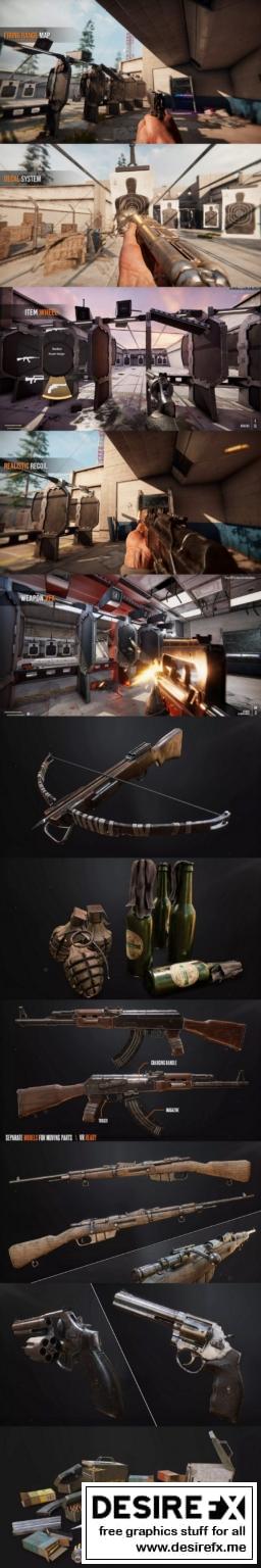 Desire FX 3d models | Asset Store – HQ FPS Template
