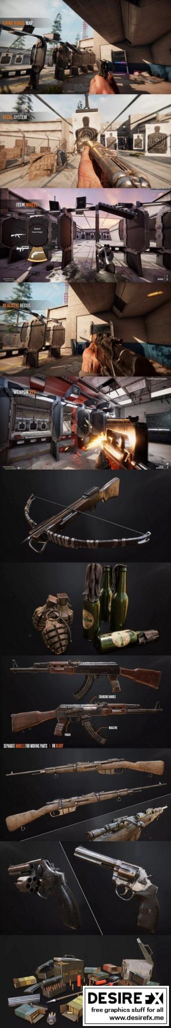 Desire FX 3d models | Asset Store – HQ FPS Template