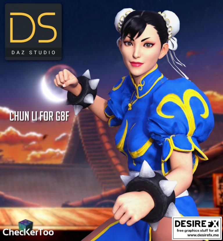 Desire FX 3d models | Chun Li For G8F