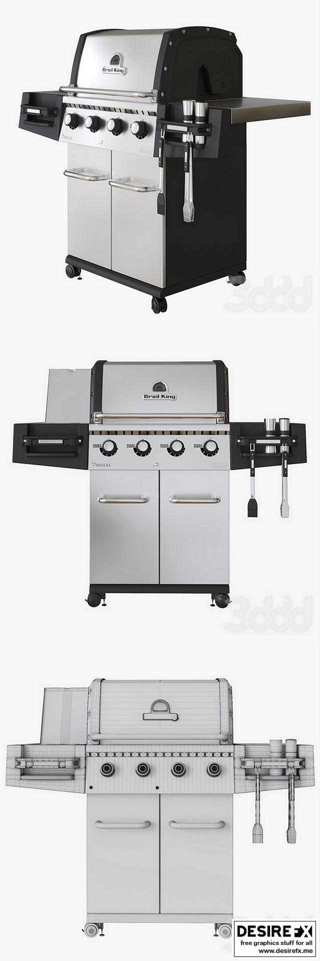 Desire FX 3d Models Grill Broil King   Grill Broil King 